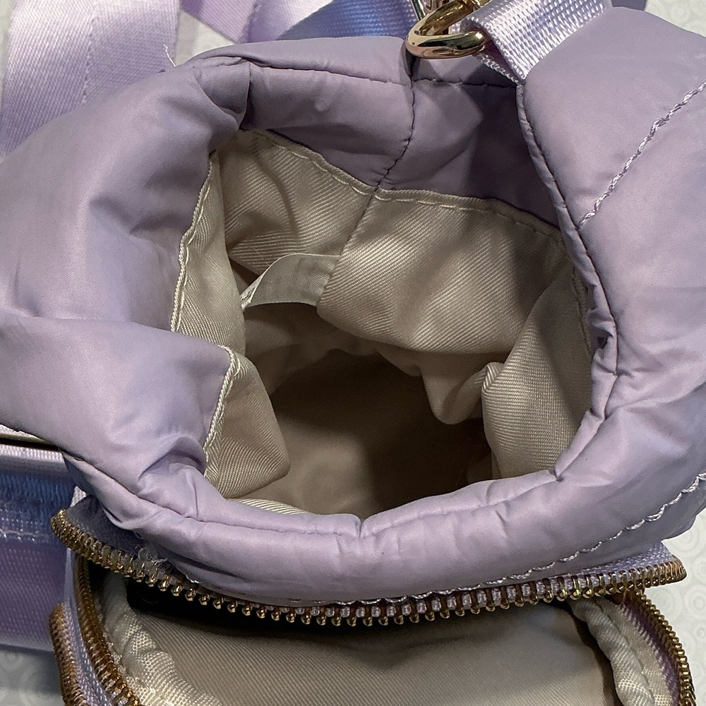 Lavender Quilted Crossbody Bag - Picture 9 of 10